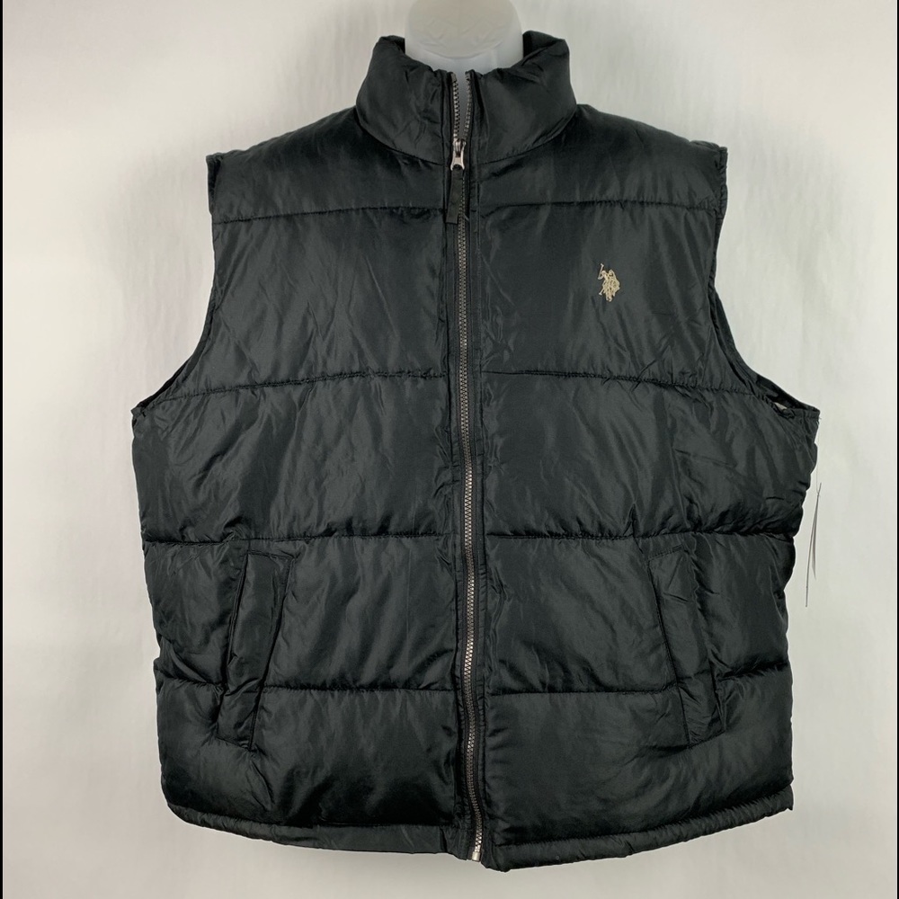 U.S. Polo Assn Brand New Black Size XL Puff Jacket